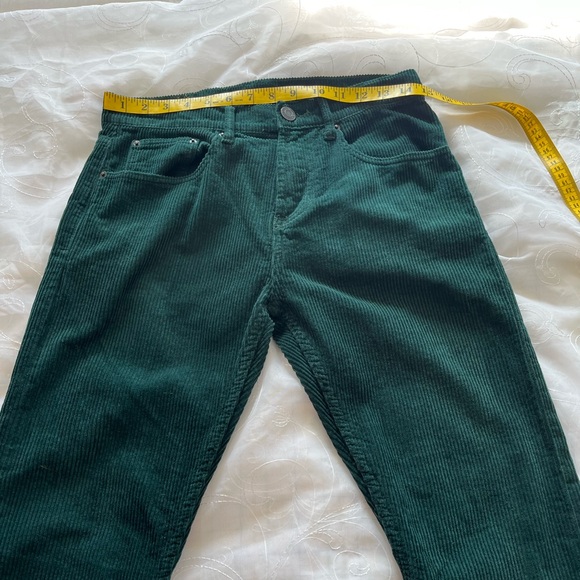 PACSUN Slim Taper Men’s 29/30 Green Corduroy Pants - Picture 2 of 9